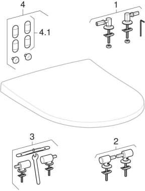 Abattants WC (Geberit Acanto)