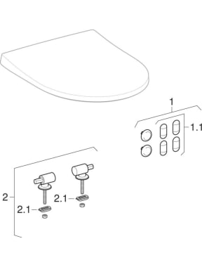 Abattants WC (Geberit iCon, Lovely)