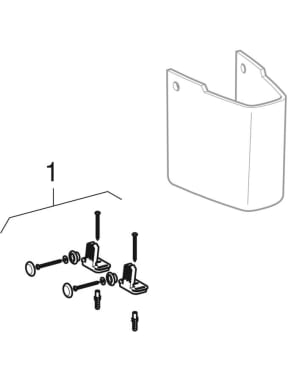 Half pedestals (Geberit Fantasia 2)