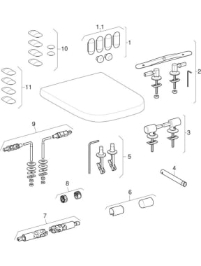 Abattants WC (Geberit Renova Plan)