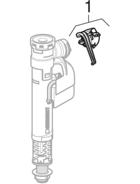 Robinets flotteurs type 360, raccordement à l’eau en bas