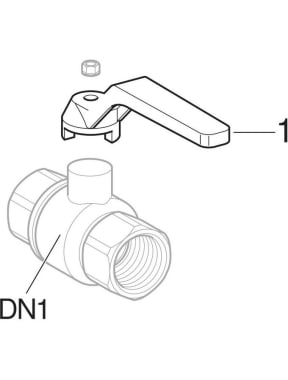 Ball valves with actuator lever