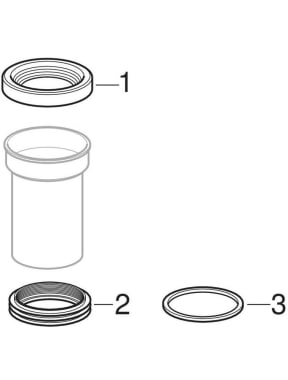 Straight connectors with sleeve