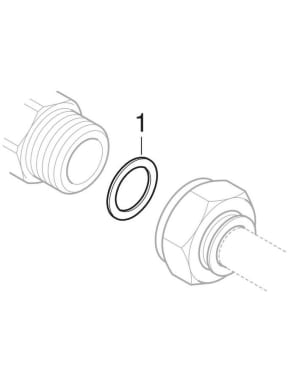 Geberit Mepla unioner flat pakning