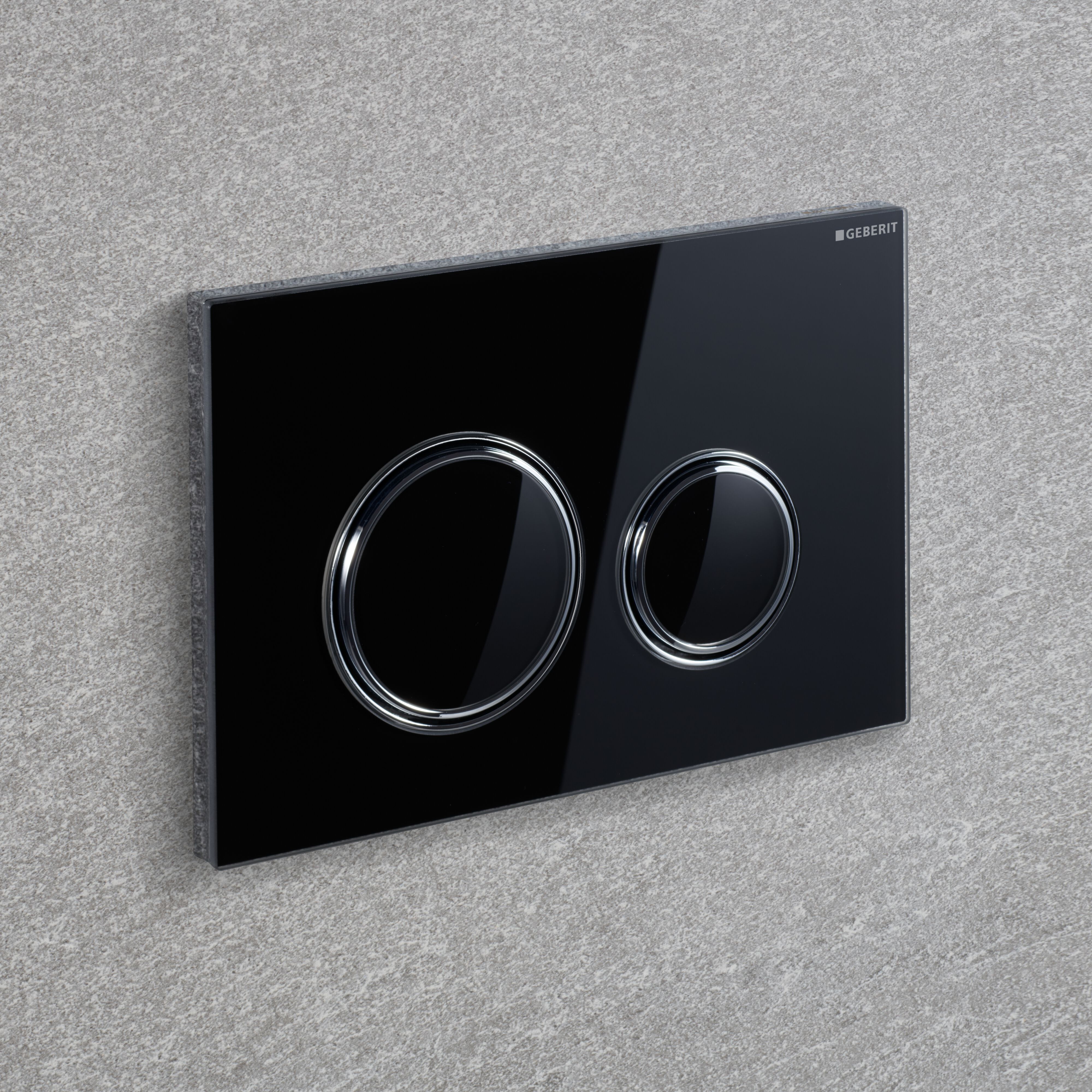 Piastra Di Risciacquo Doppia Per Geberit Sigma Series - Bottoni E Telaio Cromato, Colore Oro - Foto 8